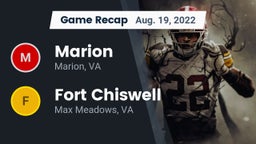 Recap: Marion  vs. Fort Chiswell  2022