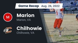 Recap: Marion  vs. Chilhowie  2022