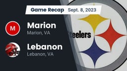 Recap: Marion  vs. Lebanon  2023