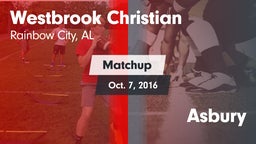 Matchup: Westbrook Christian vs. Asbury 2016
