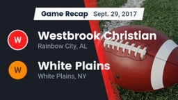 Recap: Westbrook Christian  vs. White Plains  2017