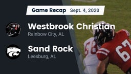 Recap: Westbrook Christian  vs. Sand Rock  2020