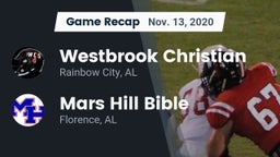 Recap: Westbrook Christian  vs. Mars Hill Bible  2020