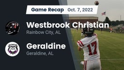 Recap: Westbrook Christian  vs. Geraldine  2022