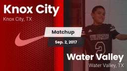 Matchup: Knox City vs. Water Valley  2017