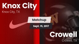 Matchup: Knox City vs. Crowell  2017