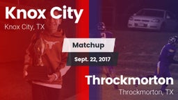 Matchup: Knox City vs. Throckmorton  2017