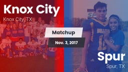 Matchup: Knox City vs. Spur  2017