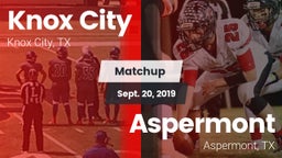 Matchup: Knox City vs. Aspermont  2019