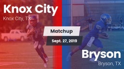 Matchup: Knox City vs. Bryson  2019