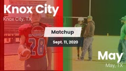 Matchup: Knox City vs. May  2020