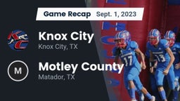 Recap: Knox City  vs. Motley County  2023