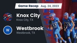 Recap: Knox City  vs. Westbrook  2023