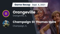 Recap: Orangeville  vs. Champaign St Thomas More  2021