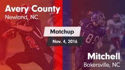 Matchup: Avery County High vs. Mitchell  2016