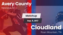 Matchup: Avery County High vs. Cloudland  2017