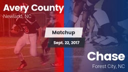 Matchup: Avery County High vs. Chase  2017