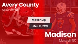 Matchup: Avery County High vs. Madison  2019