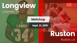 Matchup: Longview vs. Ruston  2018