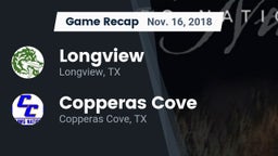 Recap: Longview  vs. Copperas Cove  2018
