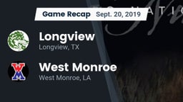 Recap: Longview  vs. West Monroe  2019