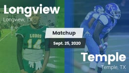 Matchup: Longview vs. Temple  2020