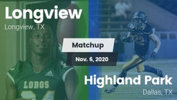 Matchup: Longview vs. Highland Park  2020