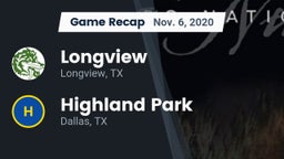 Recap: Longview  vs. Highland Park  2020