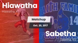 Matchup: Hiawatha vs. Sabetha  2017