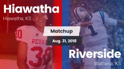 Matchup: Hiawatha vs. Riverside  2018