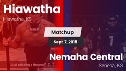 Matchup: Hiawatha vs. Nemaha Central  2018