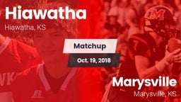 Matchup: Hiawatha vs. Marysville  2018