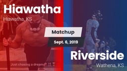 Matchup: Hiawatha vs. Riverside  2019