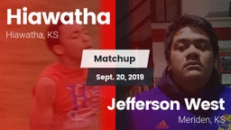 Matchup: Hiawatha vs. Jefferson West  2019