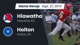 Recap: Hiawatha  vs. Holton  2019
