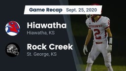 Recap: Hiawatha  vs. Rock Creek  2020