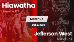 Matchup: Hiawatha vs. Jefferson West  2020