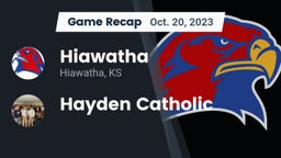 Recap: Hiawatha  vs. Hayden Catholic  2023