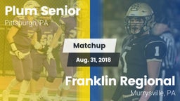 Matchup: Plum Senior High vs. Franklin Regional  2018