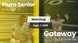 Matchup: Plum Senior High vs. Gateway  2018