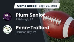 Recap: Plum Senior  vs. Penn-Trafford  2018