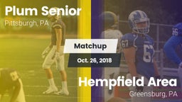 Matchup: Plum Senior High vs. Hempfield Area  2018