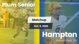 Matchup: Plum Senior High vs. Hampton  2020