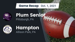 Recap: Plum Senior  vs. Hampton  2021