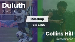 Matchup: Duluth vs. Collins Hill  2017