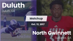 Matchup: Duluth vs. North Gwinnett  2017