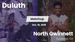 Matchup: Duluth vs. North Gwinnett  2018