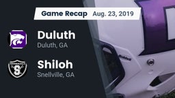 Recap: Duluth  vs. Shiloh  2019