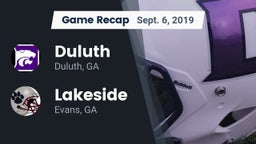 Recap: Duluth  vs. Lakeside  2019
