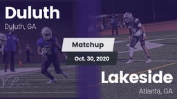 Matchup: Duluth vs. Lakeside  2020